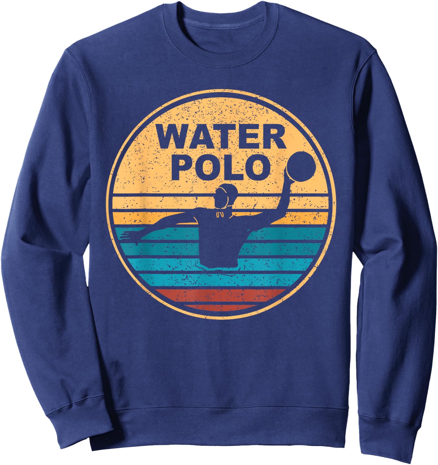 Water polo sport water ball player water polo Sweatshirt - Sweatshirt | Navy