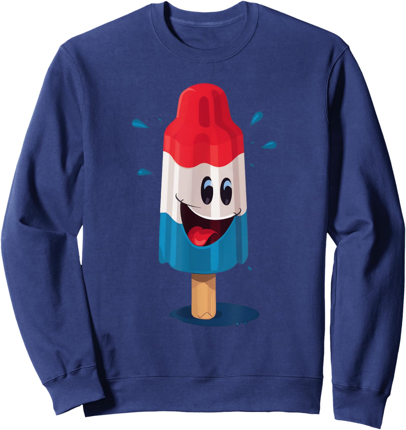 Kawaii Funny Rocketpop Ice Pop Treat Gift Men Women Kids Sweatshirt - Sweatshirt | Navy