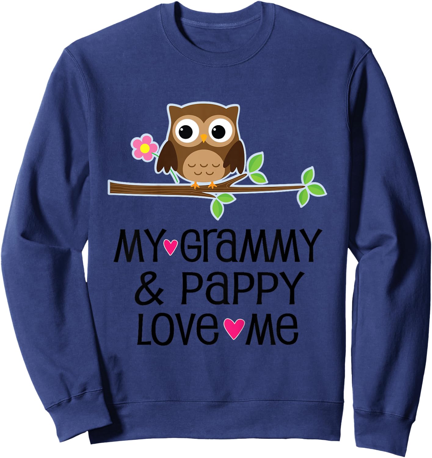 My Grammy and Pappy Love Me Grandchild Sweatshirt - Sweatshirt | Navy