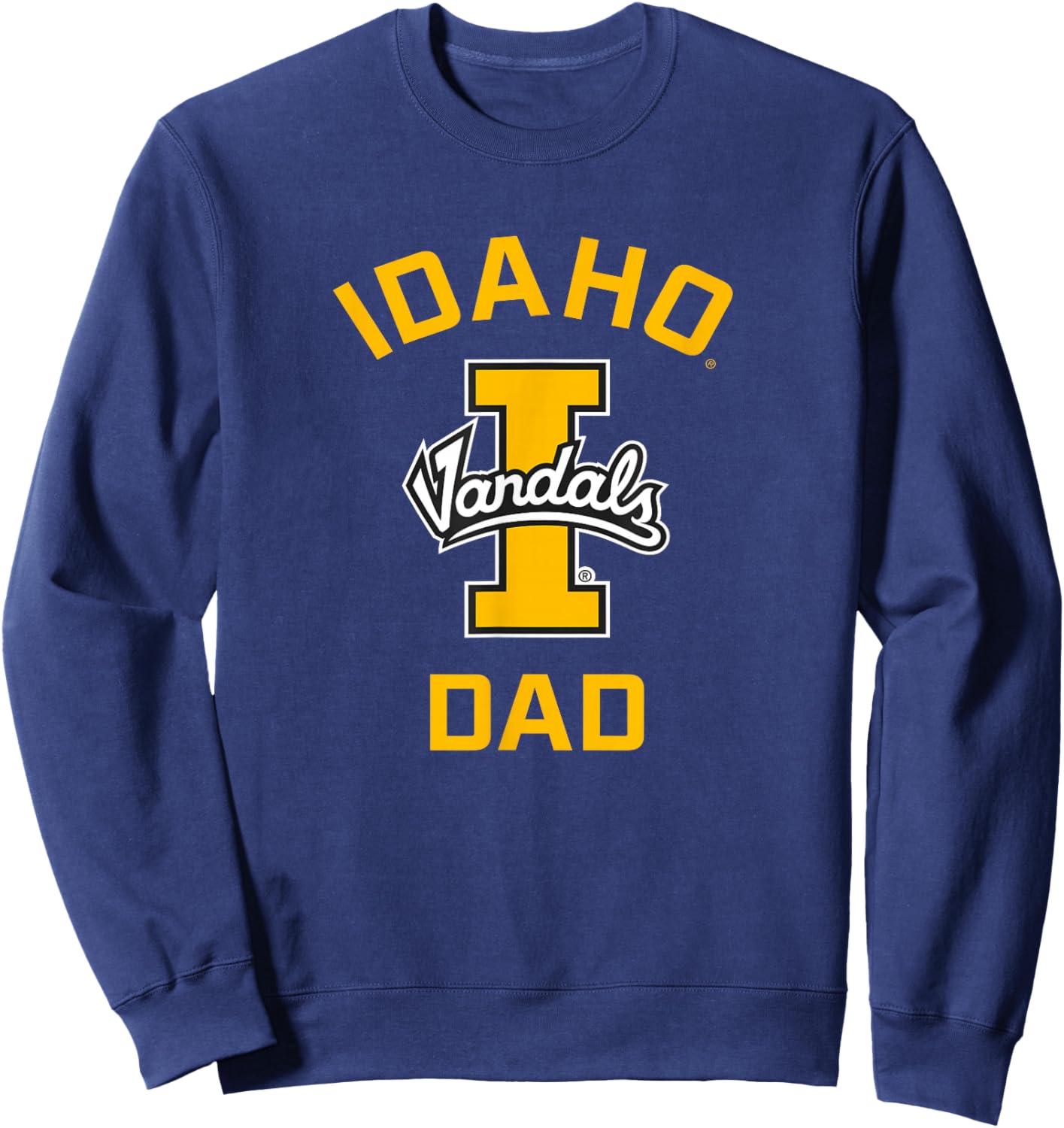 University of Idaho Vandals Arched Dad Sweatshirt - Sweatshirt | Navy