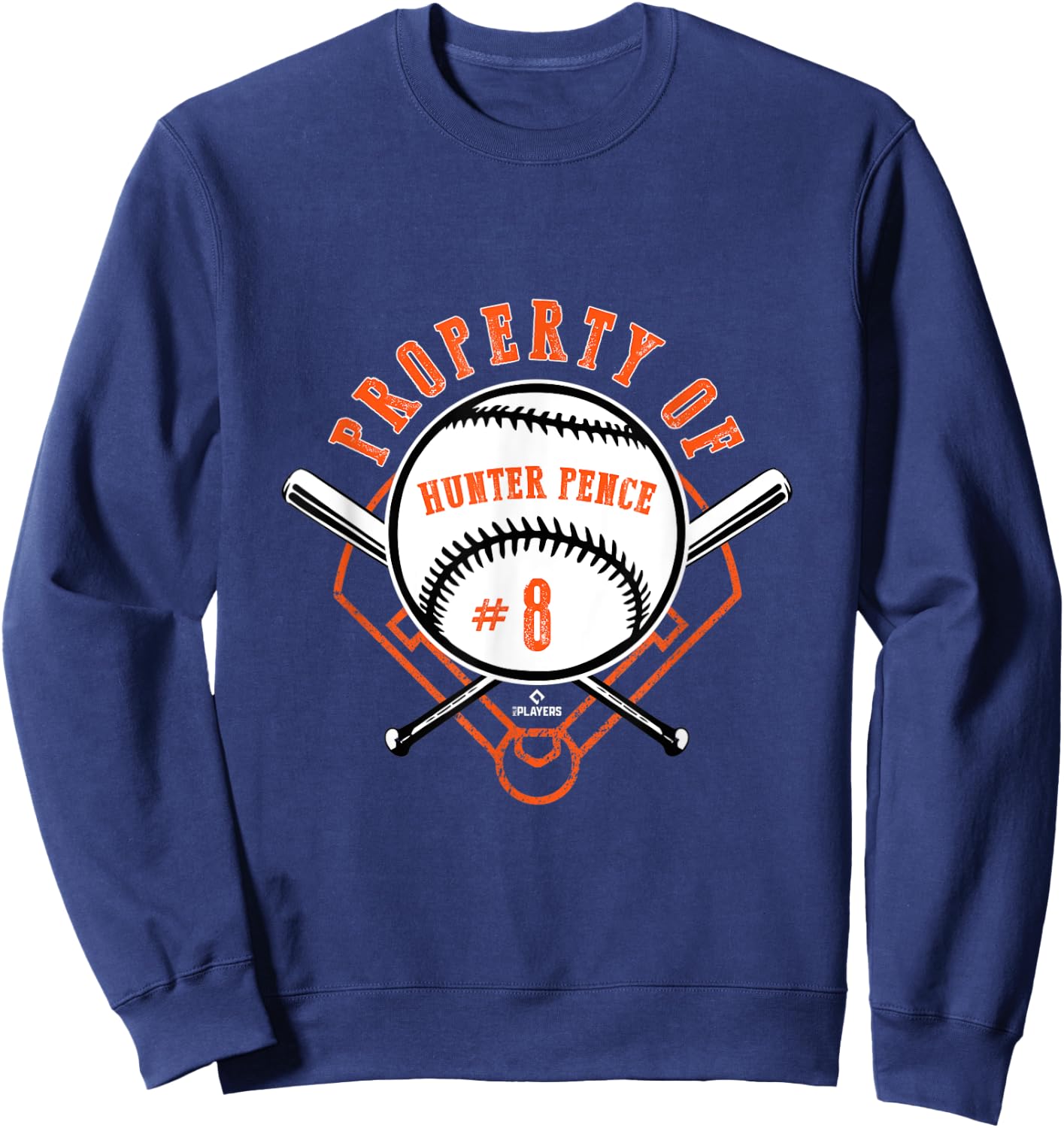 Property Of Hunter Pence Sweatshirt - Sweatshirt | Navy