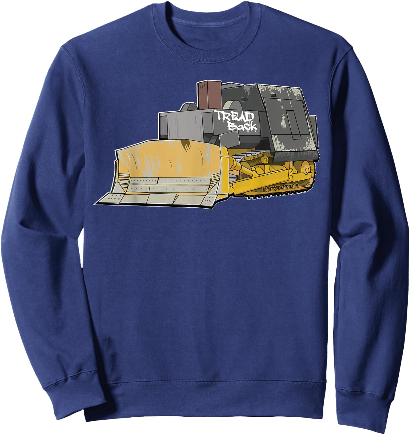 Killdozer Tread Back Sweatshirt - Sweatshirt | Navy