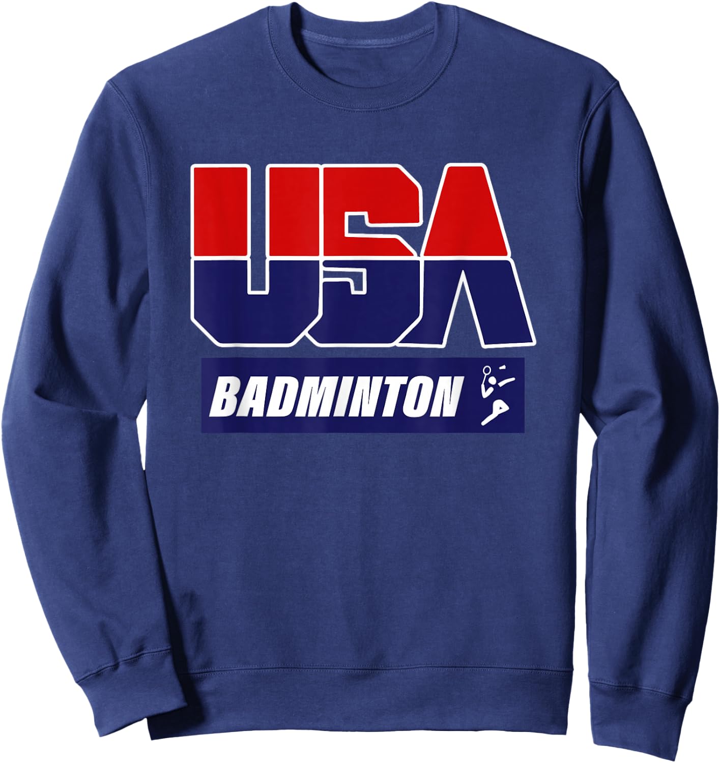 Badminton 2021 USA Sweatshirt - Sweatshirt | Navy