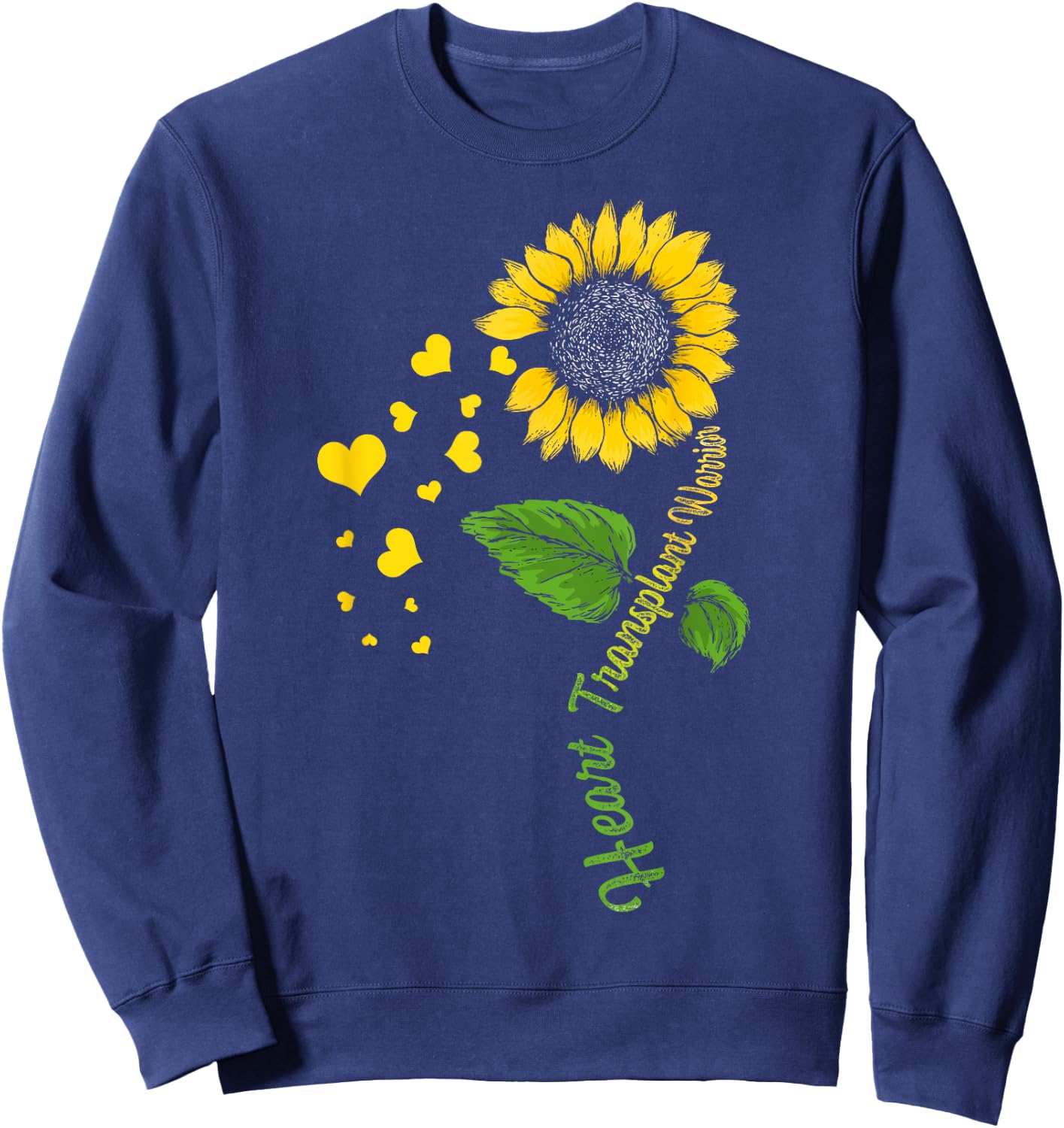 Heart Transplant Recipient Operating Surgery Survivor Sweatshirt - Sweatshirt | Navy