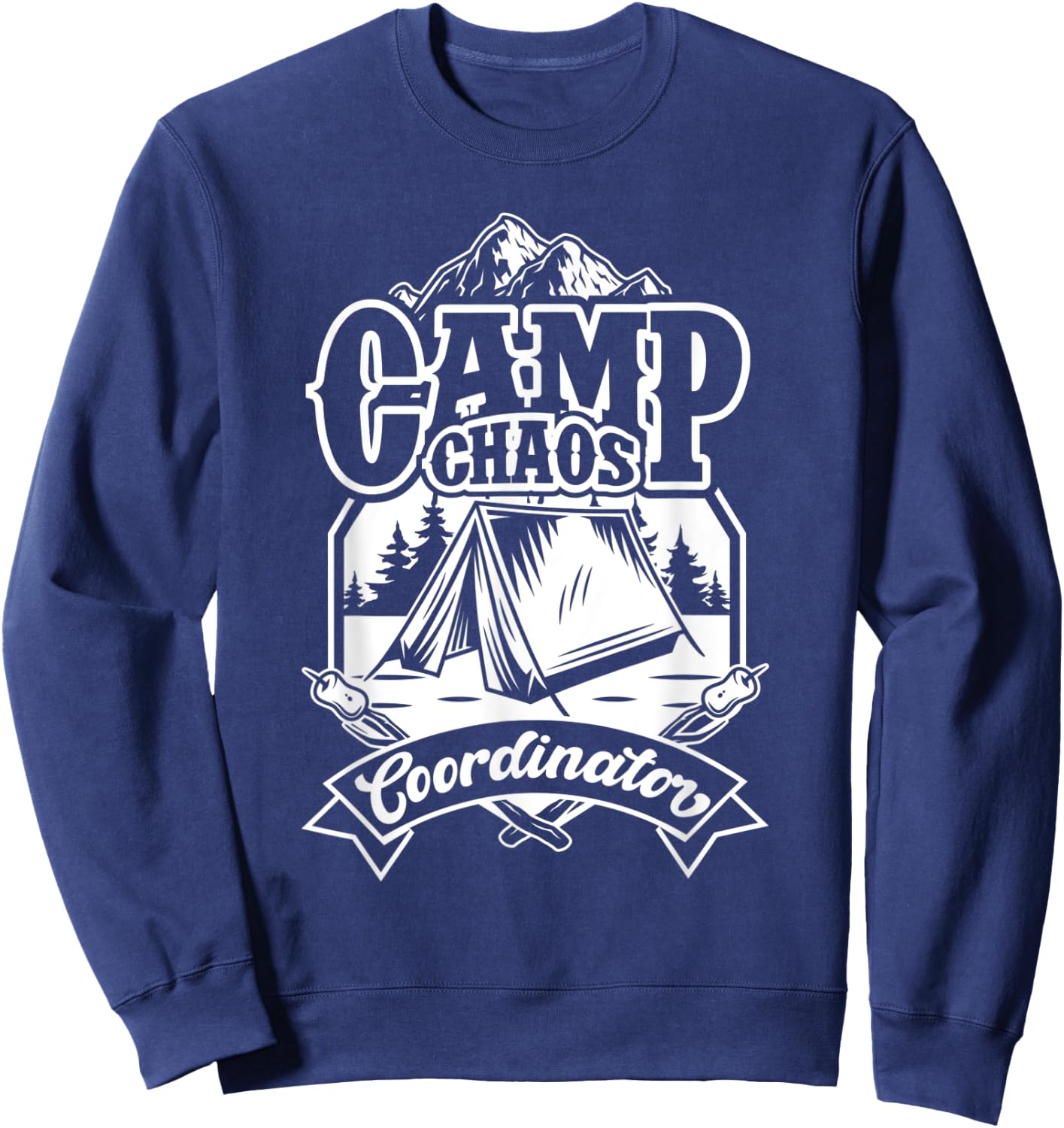 Funny Camp Chaos Counselor Director Shirt Men Women Sweatshirt - Sweatshirt | Navy