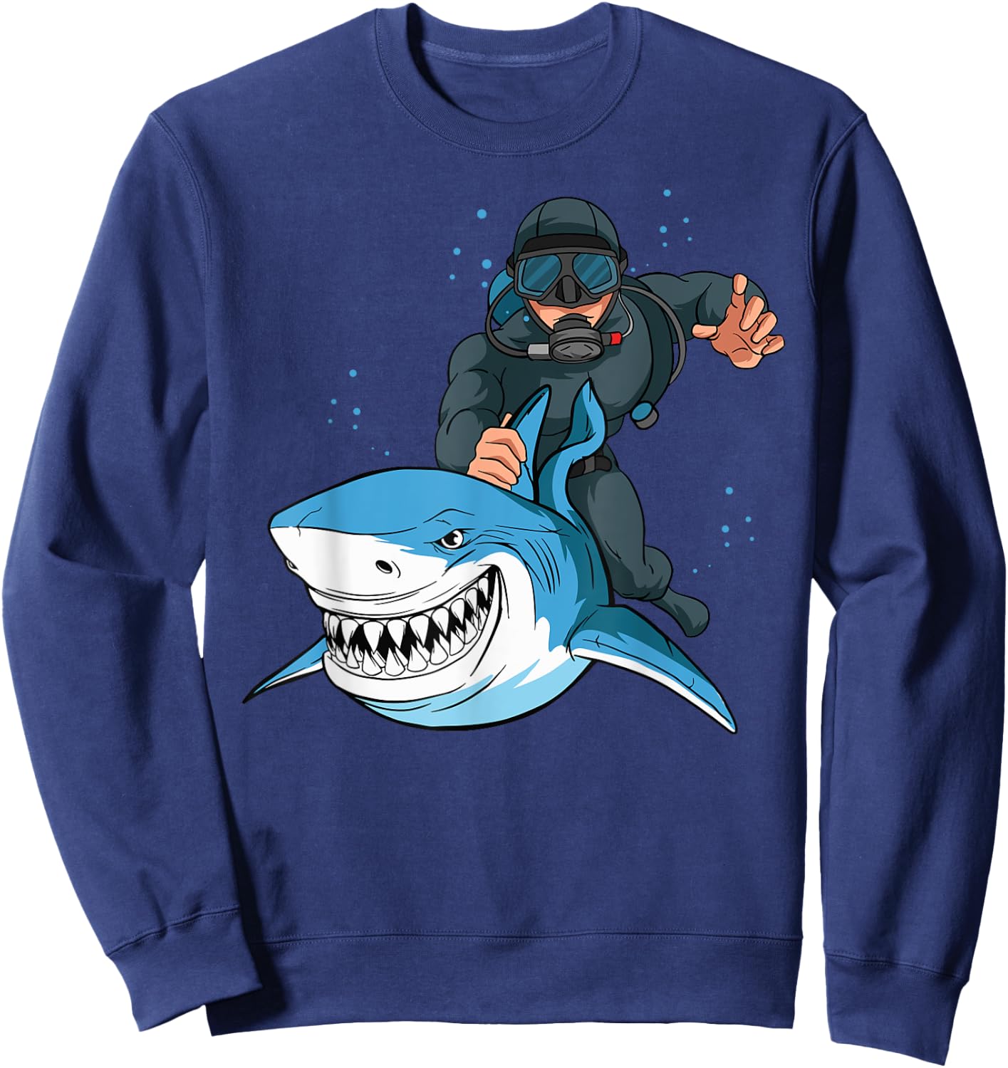 Scuba Diving Lover Ocean Swimmer Underwater Diver Sweatshirt - Sweatshirt | Navy