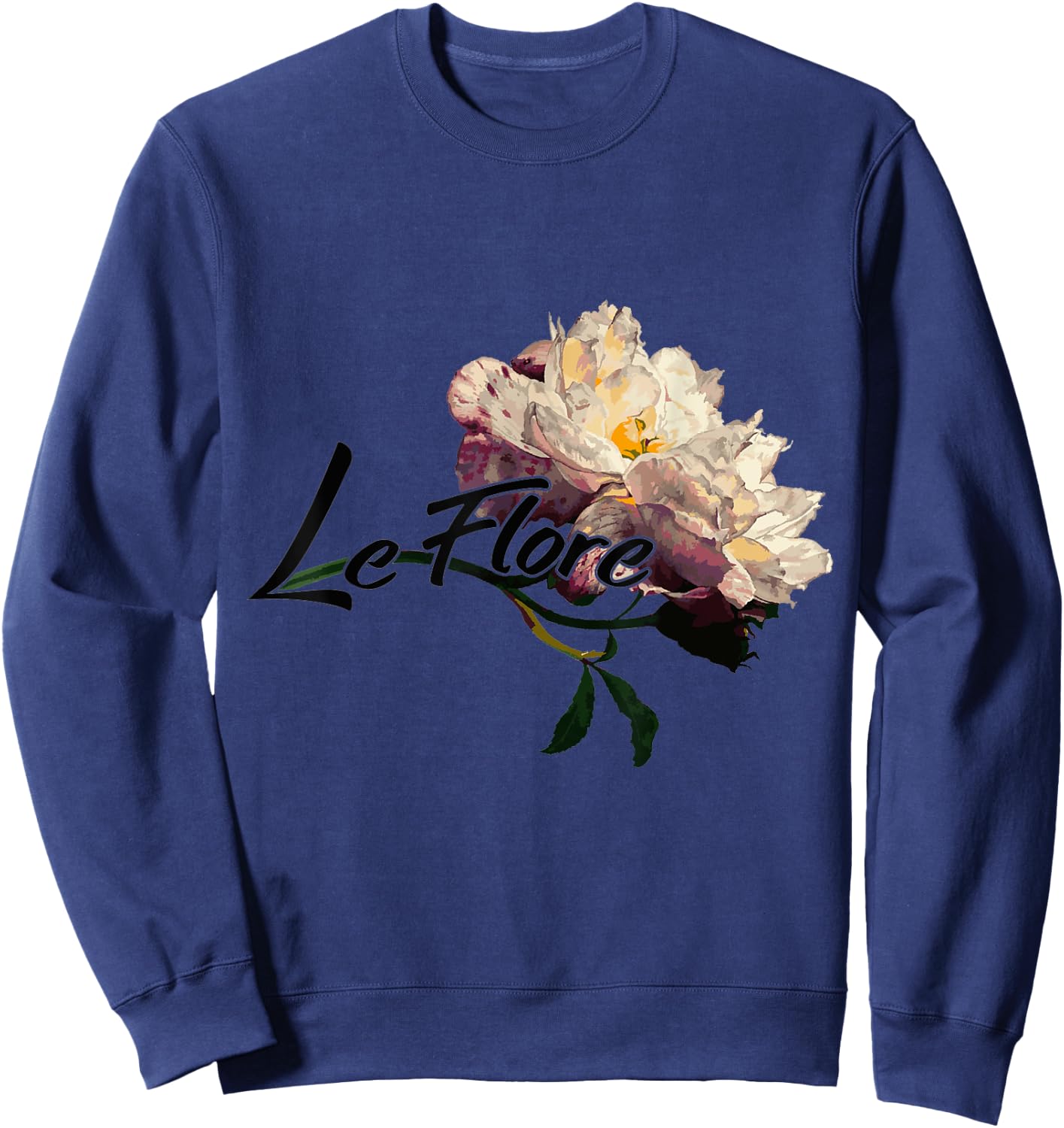 Leflore -be Better Than Yesterday Sweatshirt - Sweatshirt | Navy