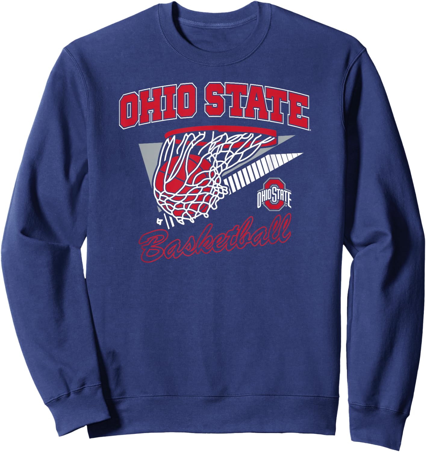 BreakingT Ohio State Basketball - OSU Licensed , Small, Black Sweatshirt - Sweatshirt | Navy