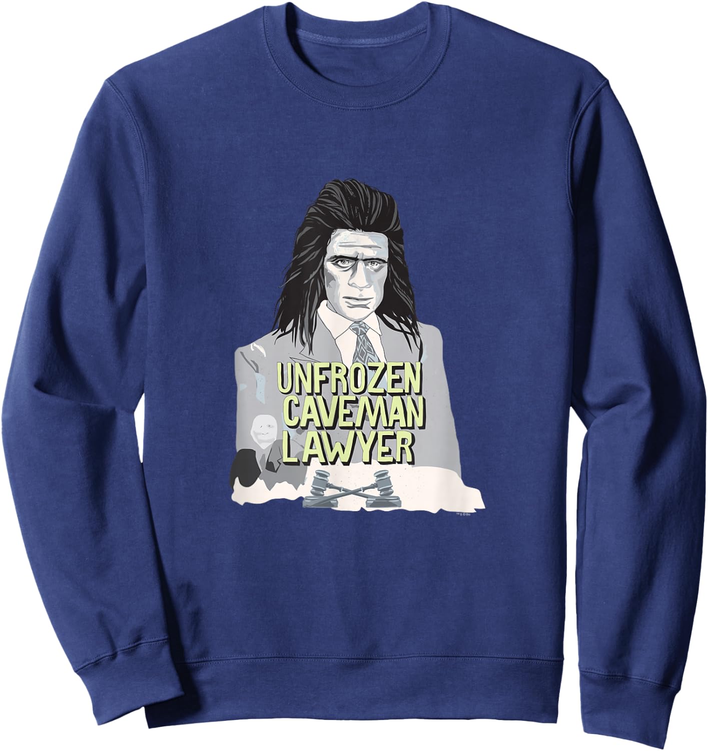 Saturday Night Live Unfrozen Caveman Lawyer Sweatshirt - Sweatshirt | Navy