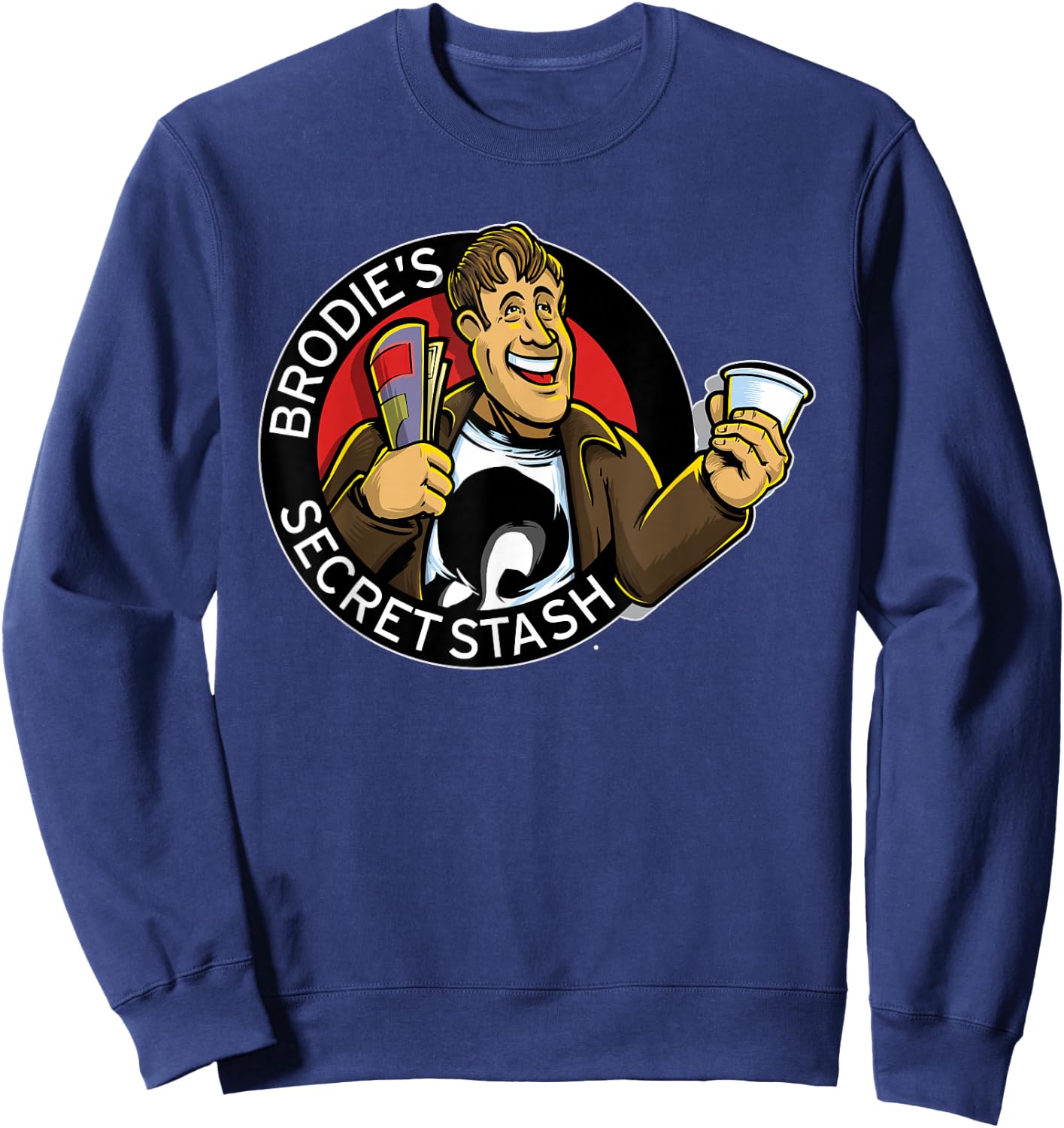Kevin Smith Jay & Silent Bob Reboot Brodie's Secret Stash Sweatshirt - Sweatshirt | Navy