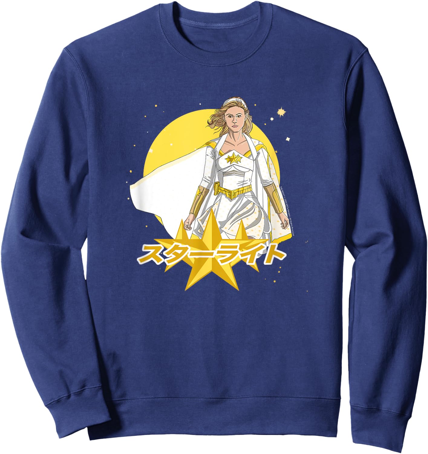The Boys Starlight Girl Power Manga Sweatshirt - Sweatshirt | Navy