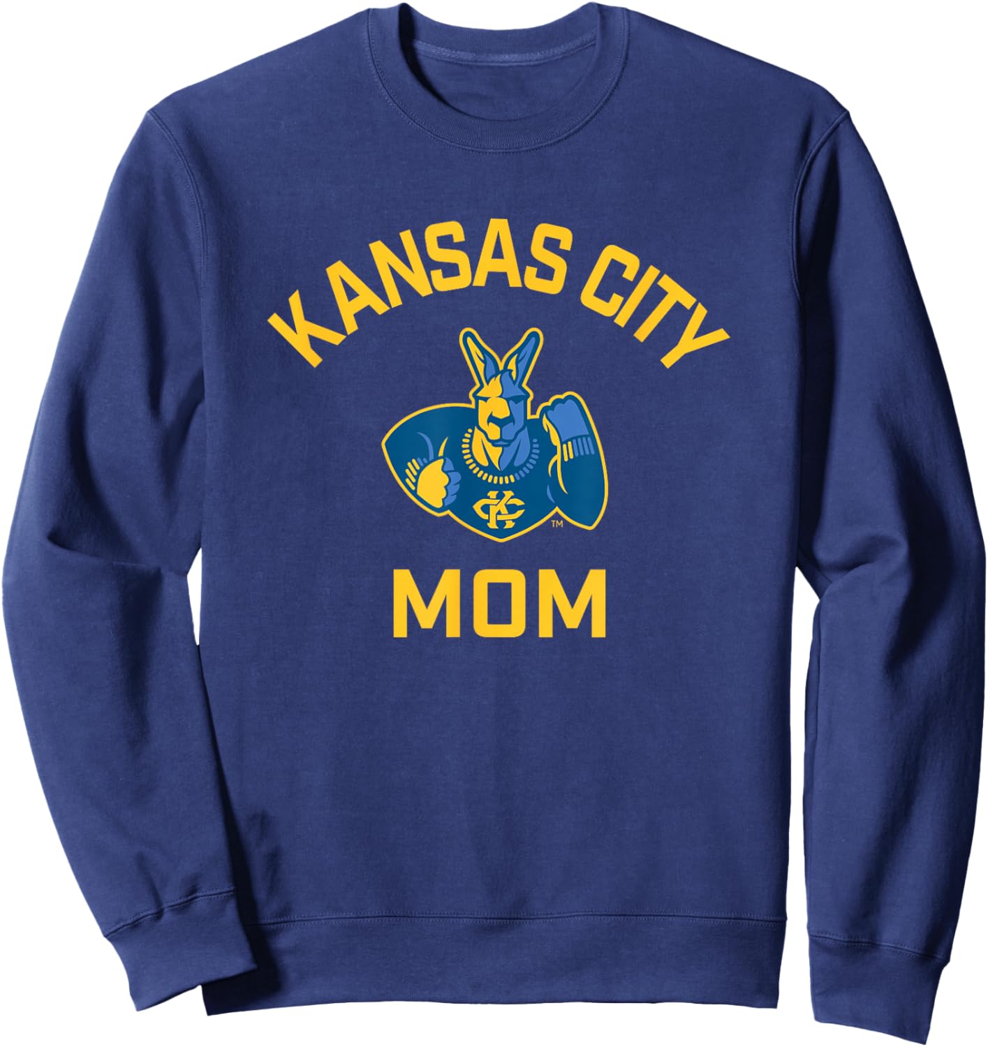 University of Missouri Kansas City UMKC Arched Mom Sweatshirt - Sweatshirt | Navy