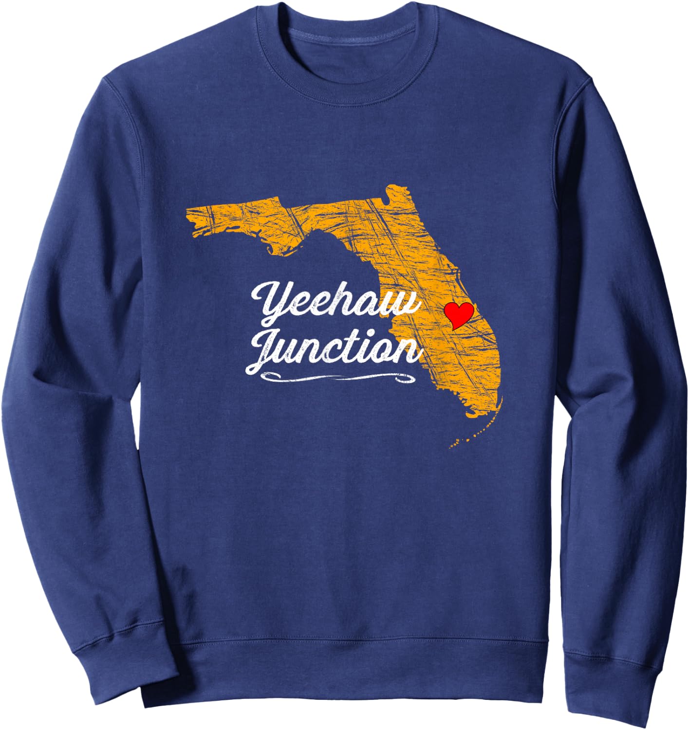 City of Yeehaw Junction | FLORIDA - FL Merch Souvenir Sweatshirt - Sweatshirt | Navy