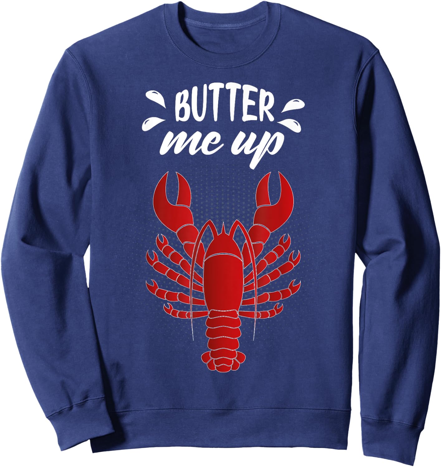 Lobster Shirt Gift Funny Retro Vintage Style Men & Women Sweatshirt - Sweatshirt | Navy