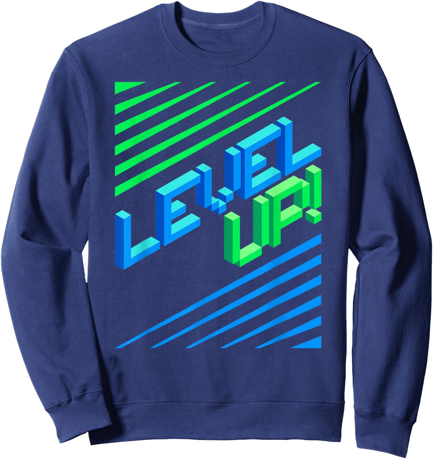 Level Your Game Up I Controller PS5 Gaming Sweatshirt - Sweatshirt | Navy