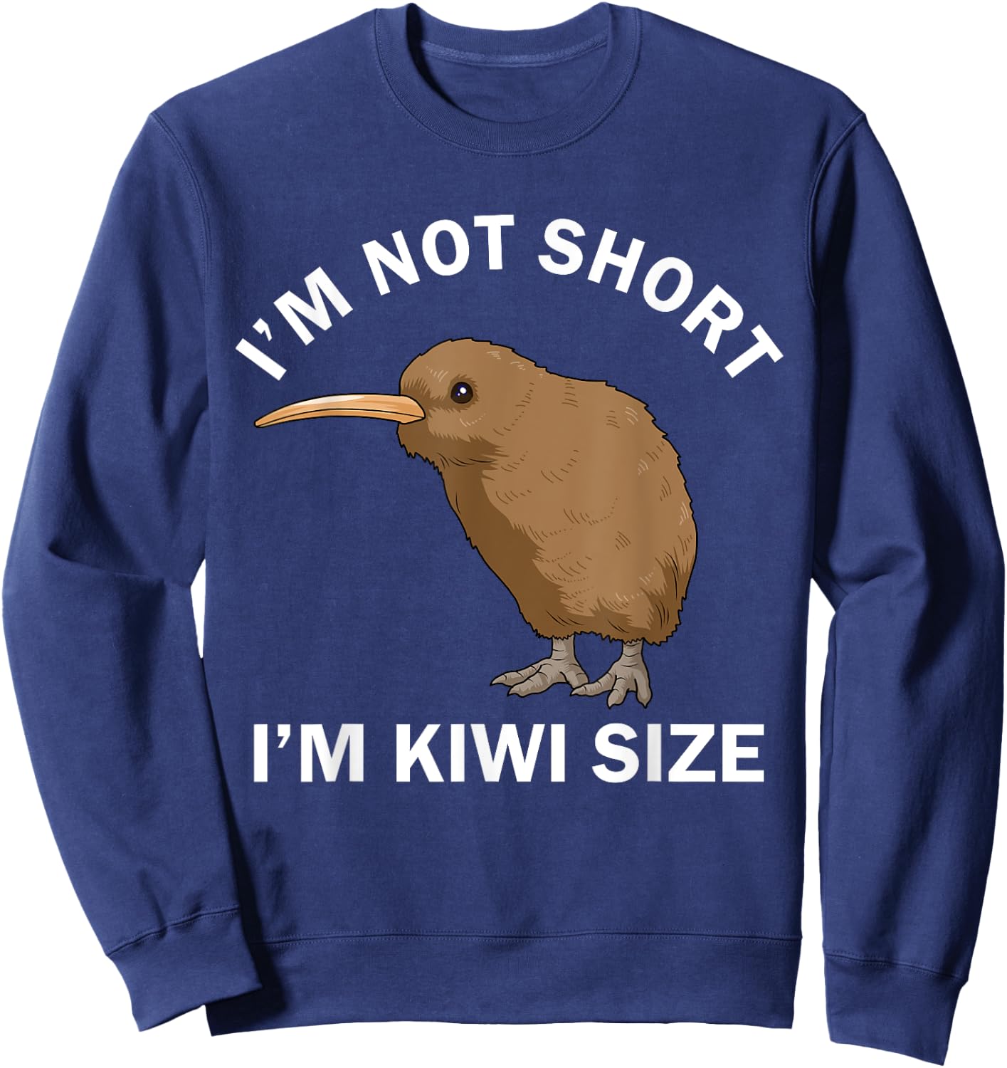 Funny Kiwi Shirt Women Kawaii Kiwi Bird Gifts New Zealand Sweatshirt - Sweatshirt | Navy