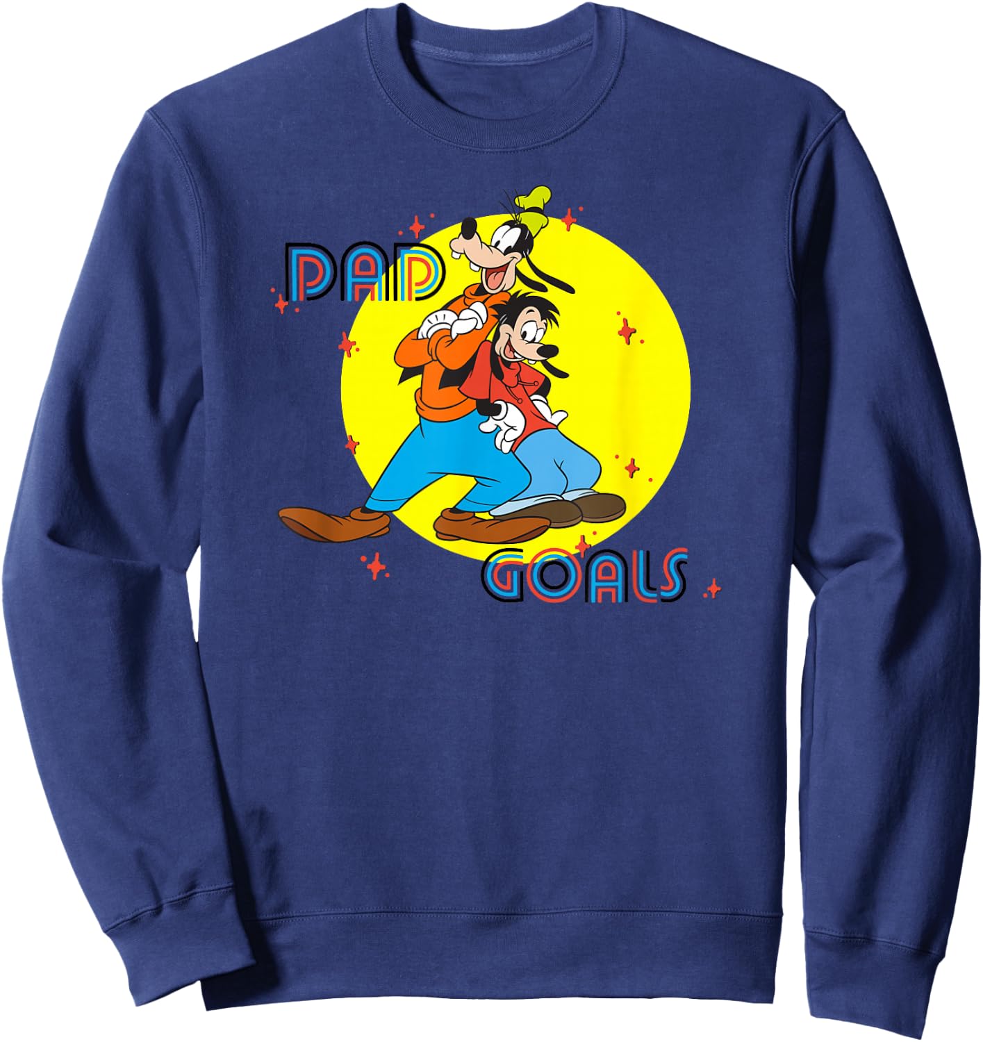 Disney Father's Day Goofy and Max Sweatshirt - Sweatshirt | Navy