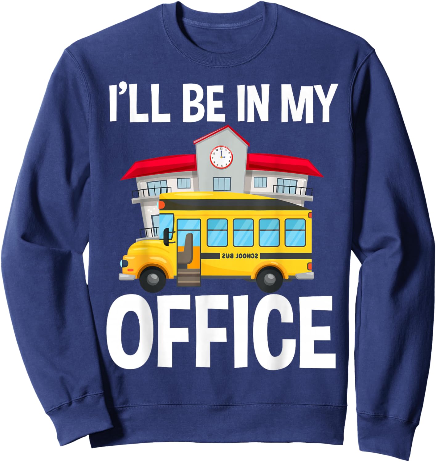 School Bus Driver Sweatshirt - Sweatshirt | Navy