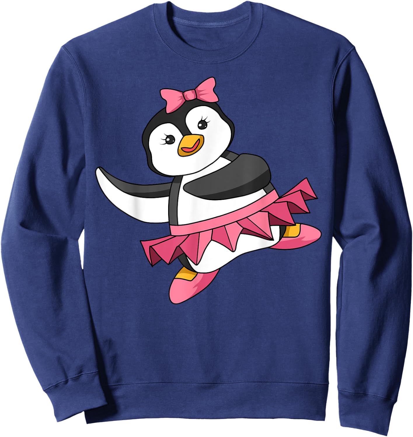 Penguin Ballerina Dance Ballet Dancer Flightless Bird Lover Sweatshirt - Sweatshirt | Navy
