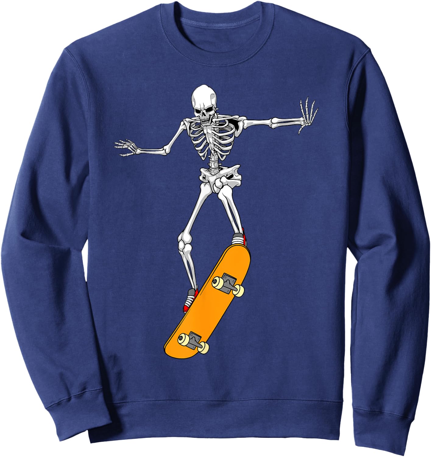 Funny Skateboarding Women Skateboard Skateboarder Sweatshirt - Sweatshirt | Navy