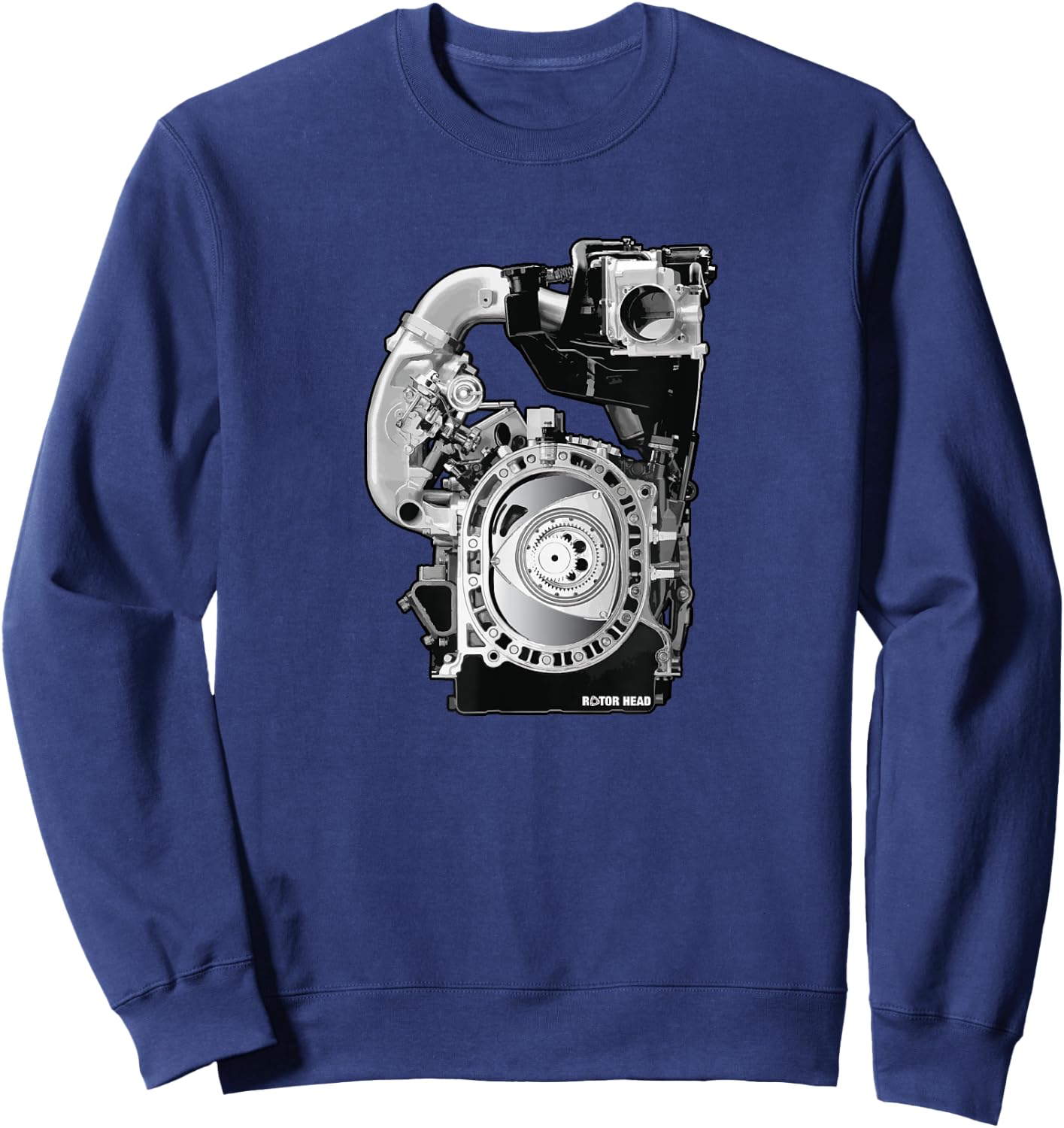 Rotary Engine 13B Turbo Sweatshirt - Sweatshirt | Navy