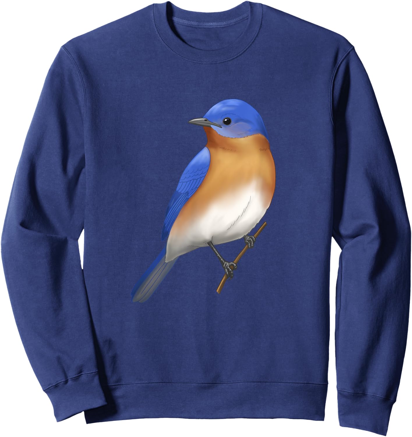 Eastern Bluebird Bird Lover Gift Sweatshirt - Sweatshirt | Navy