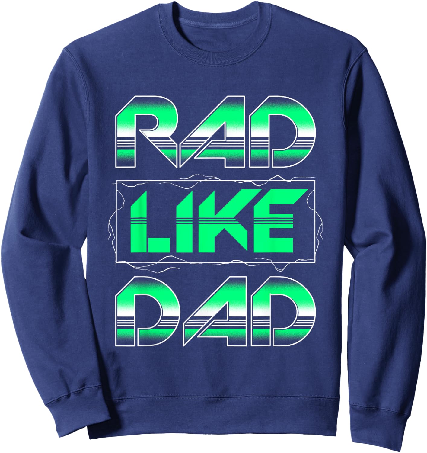 RAD Like DAD Boys Girls Kids Sweatshirt - Sweatshirt | Navy