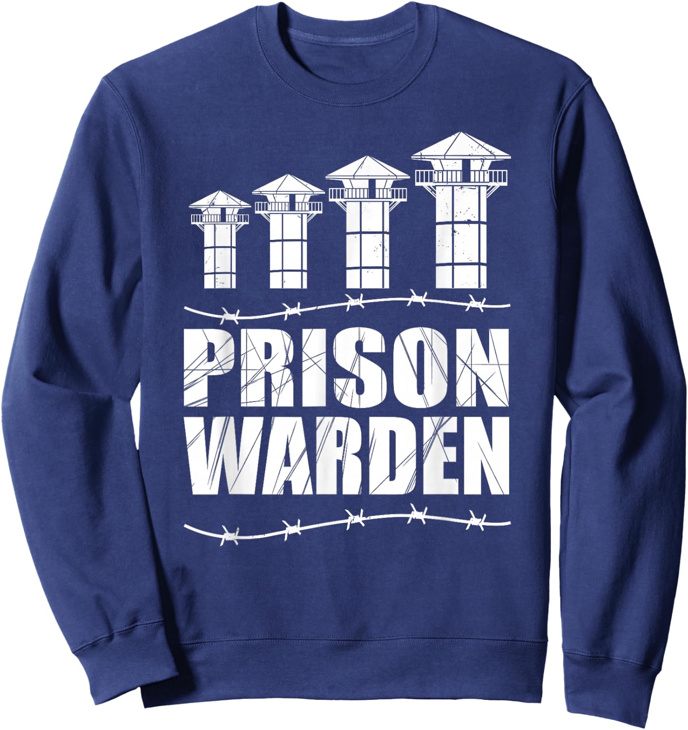 Correctional Officer - Prison Warden - Prison Guard Costume Sweatshirt - Sweatshirt | Navy