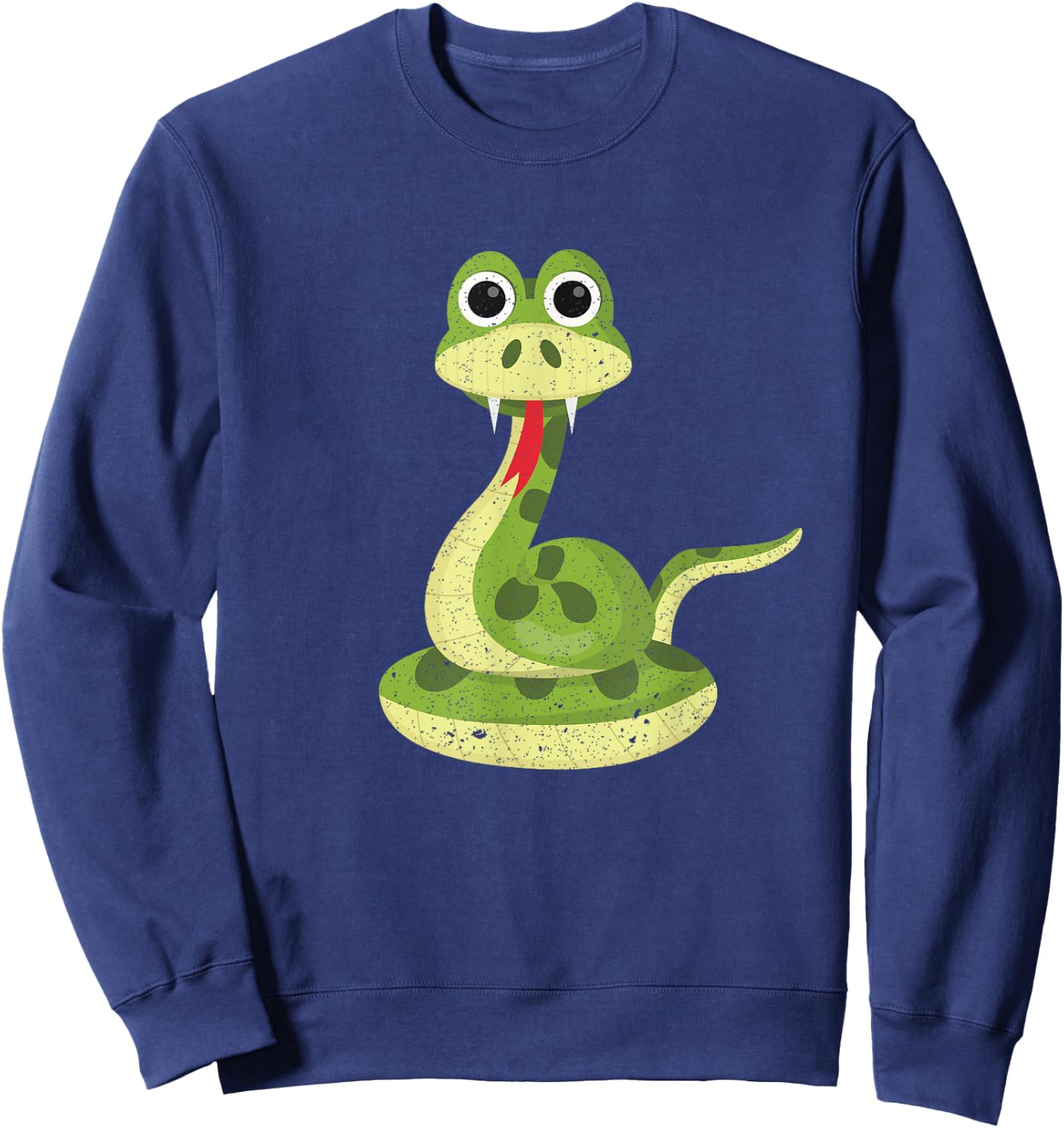 Reptile Kids Gift Cute Snake Sweatshirt - Sweatshirt | Navy