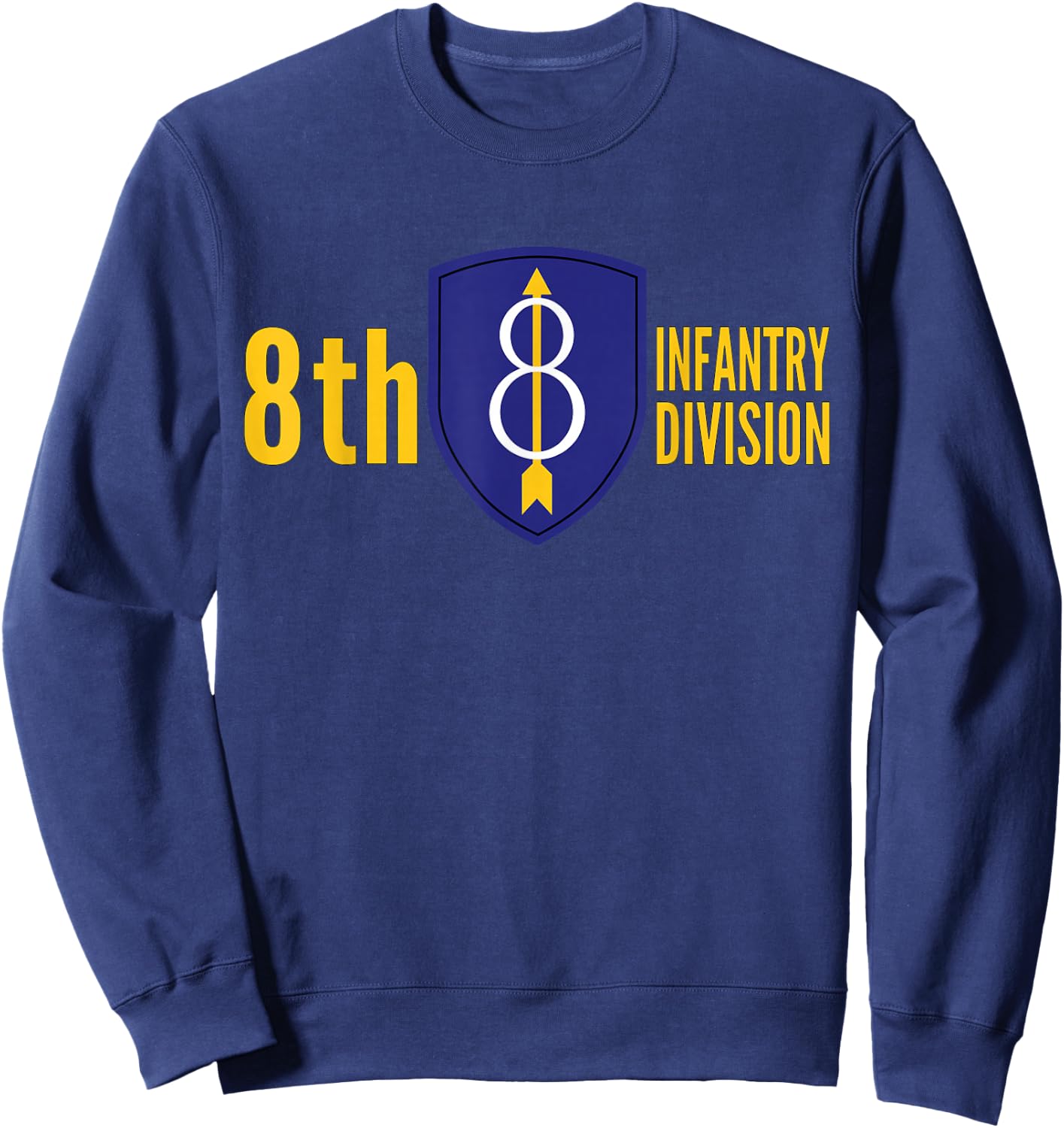8th Infantry Division United States Army Pathfinder Sweatshirt - Sweatshirt | Navy