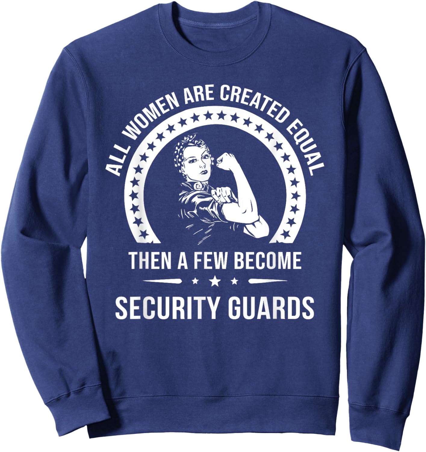 Women's Safety Personnel Shirt | Security Guard Sweatshirt - Sweatshirt | Navy