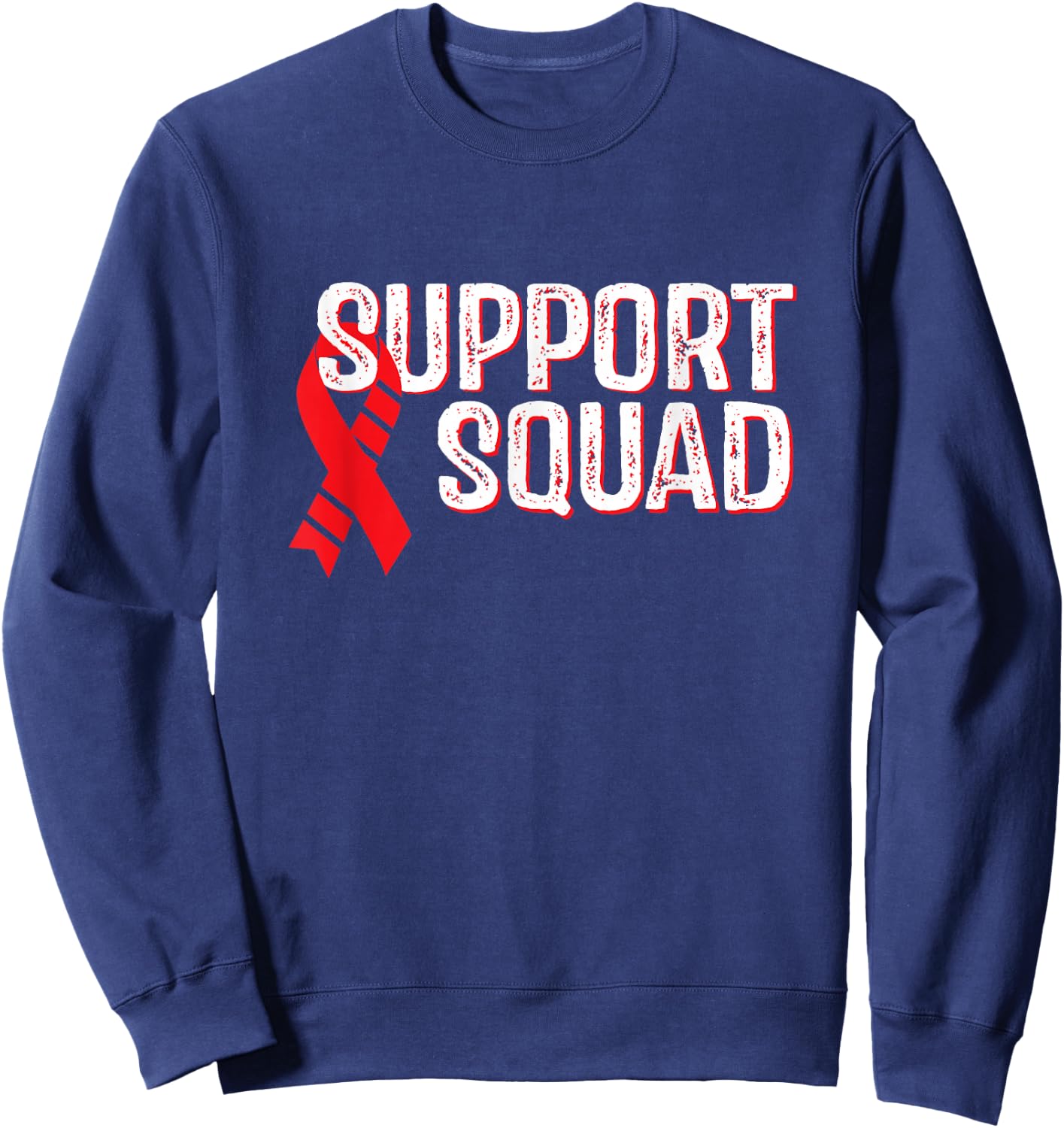 Squamous Cell Carcinoma Awareness Support Squad Sweatshirt - Sweatshirt | Navy