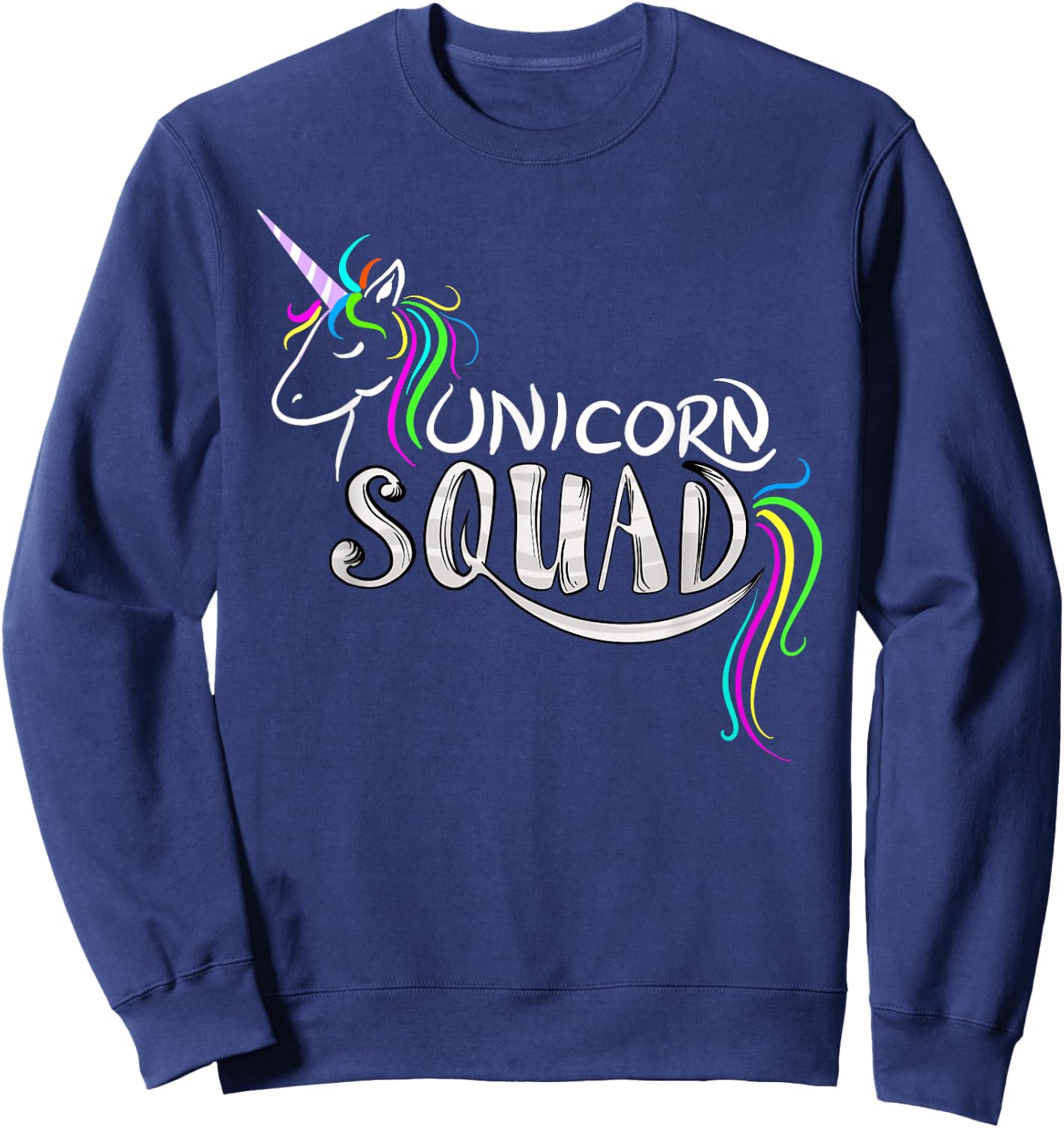 Cool Unicorn Squad | Funny Magical Equestrian Team Fan Gift Sweatshirt - Sweatshirt | Navy