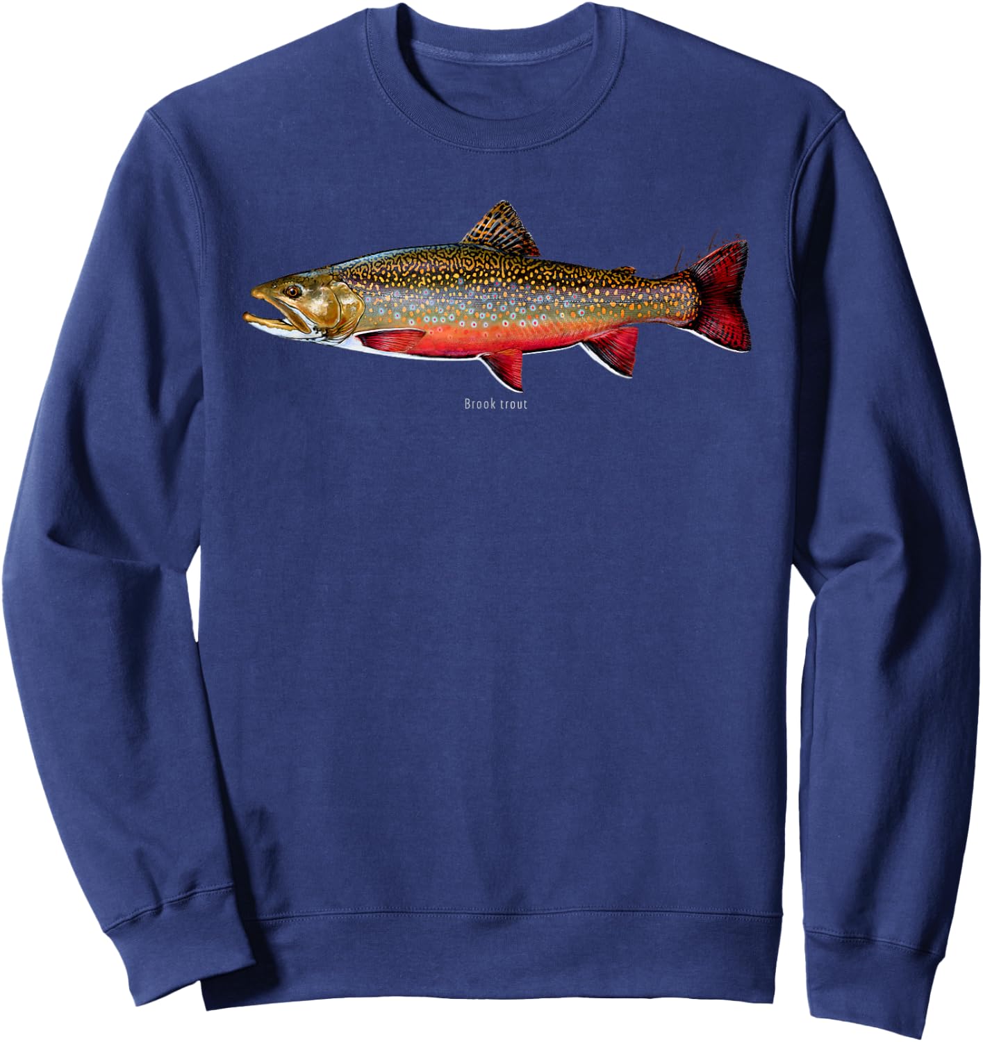 Studio Abachar Brook Trout Sweatshirt - Sweatshirt | Navy