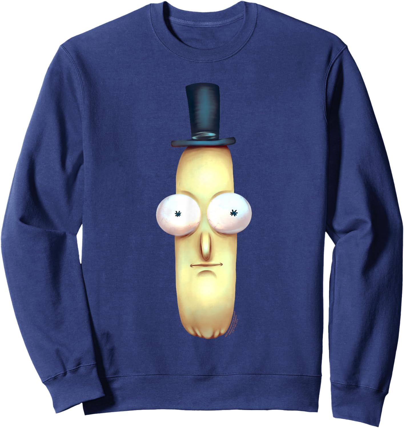 Rick and Morty Poopy Butthole Alternative Reality Sweatshirt - Sweatshirt | Navy