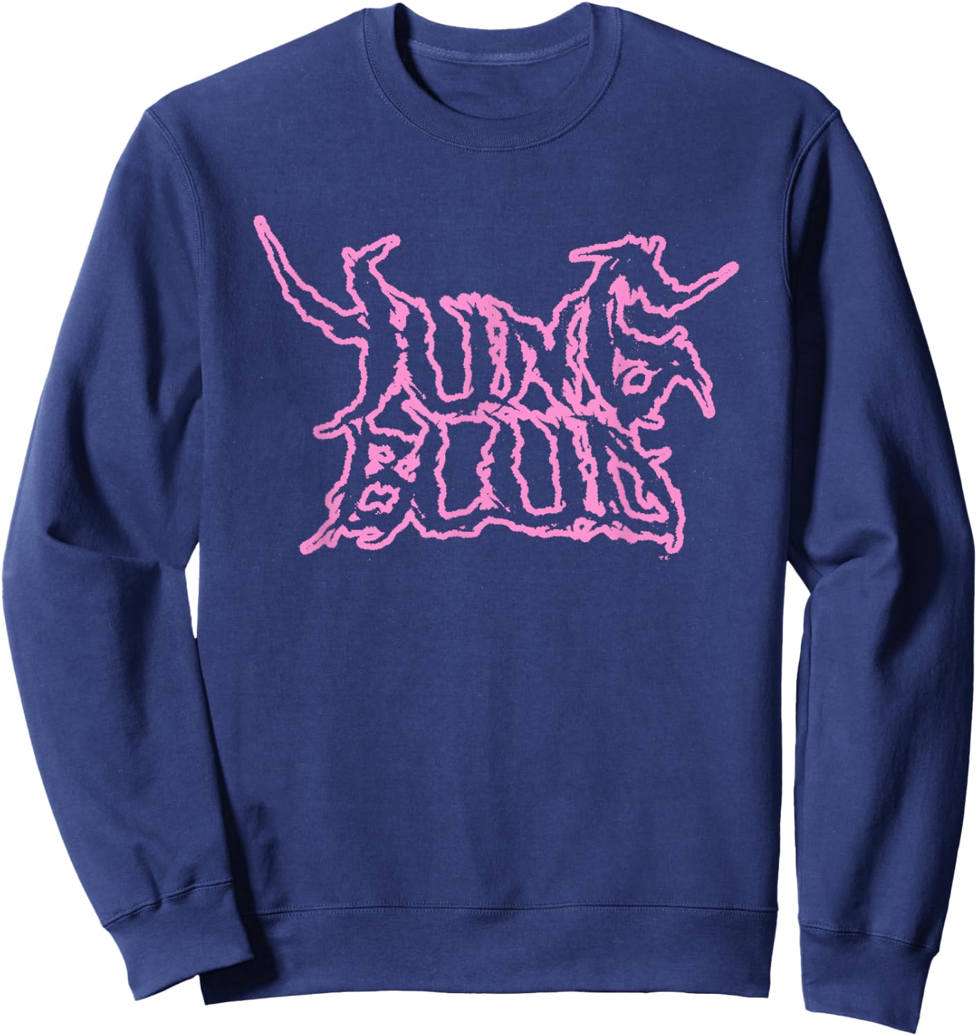 Official Yungblud Deadhappy Pink & Black Sweatshirt - Sweatshirt | Navy