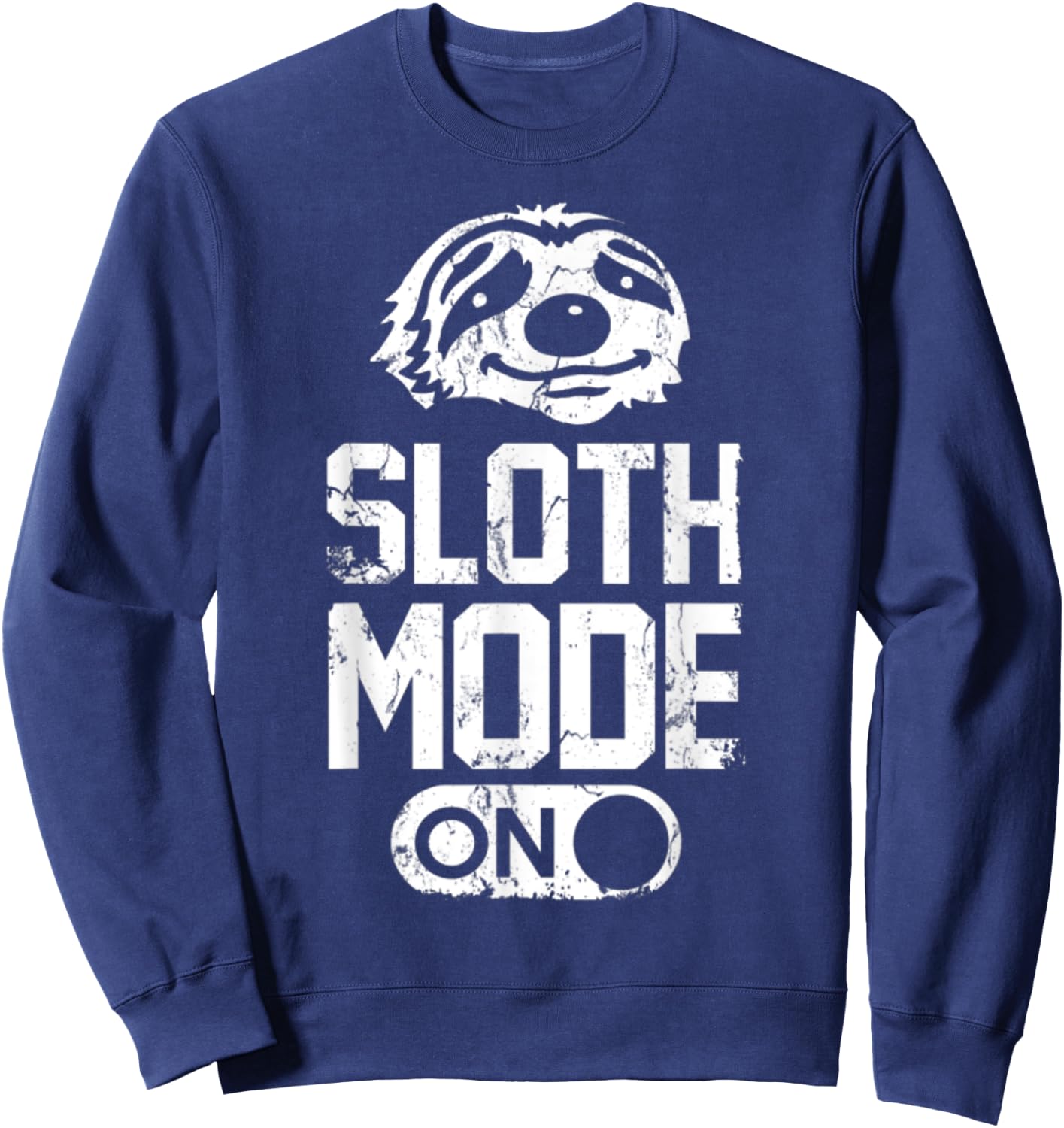 Sloth Mode On Sweatshirt - Sweatshirt | Navy