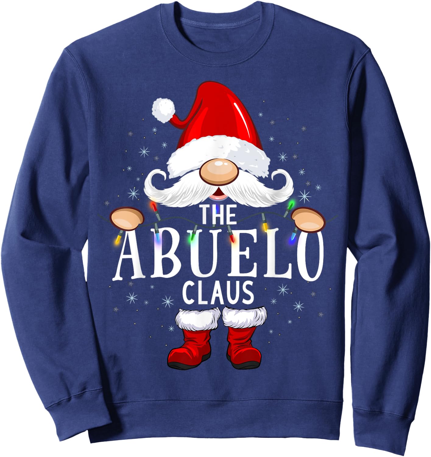The Abuelo Claus Christmas Matching Pajama Sweatshirt - Sweatshirt | Navy