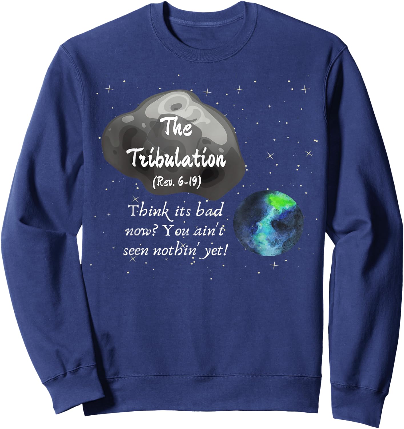 The Tribulation Sweatshirt - Sweatshirt | Navy