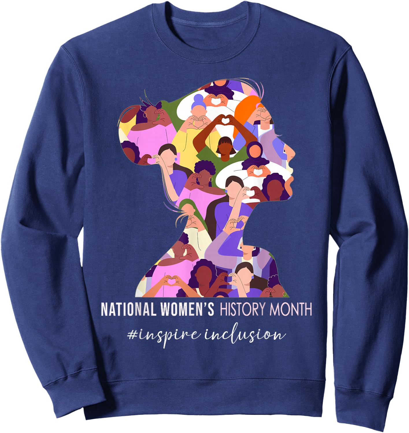 National Women's History Month 2026 Sweatshirt - Sweatshirt | Navy
