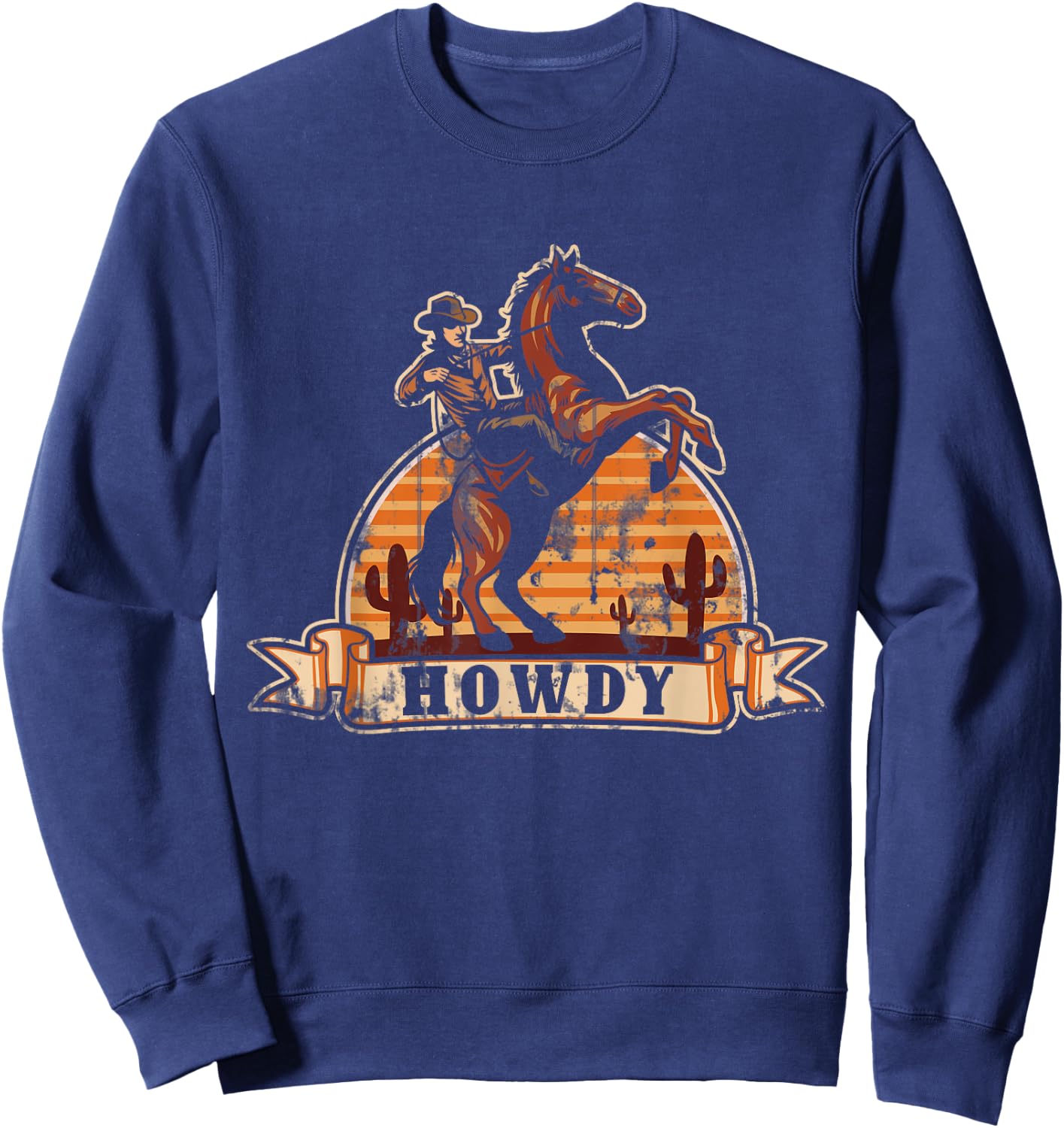 Howdy Cowboy Sweatshirt - Sweatshirt | Navy