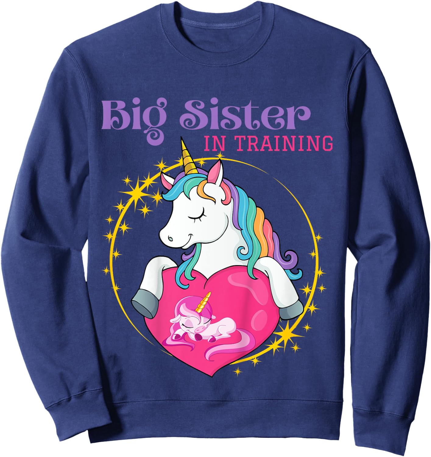 Big Sister in Training Sweatshirt - Sweatshirt | Navy