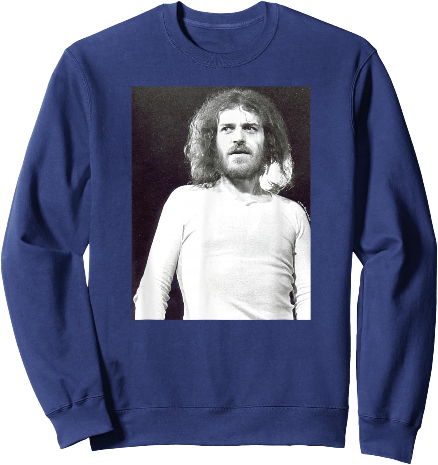 Singer Joe Cocker Live Shot By Everard Smith Sweatshirt - Sweatshirt | Navy