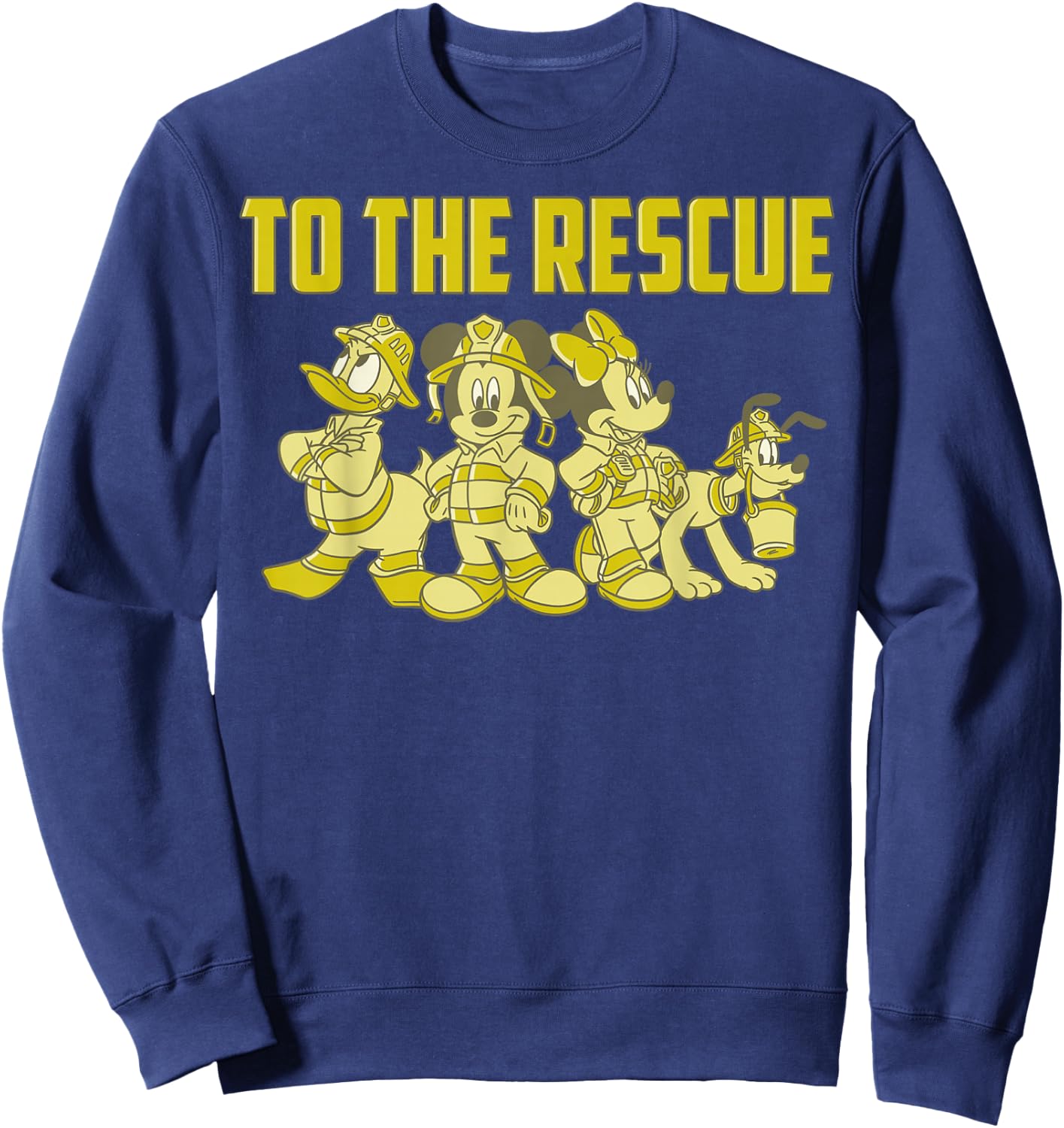 Disney Mickey And Friends Firefighters To The Rescue Sweatshirt - Sweatshirt | Navy