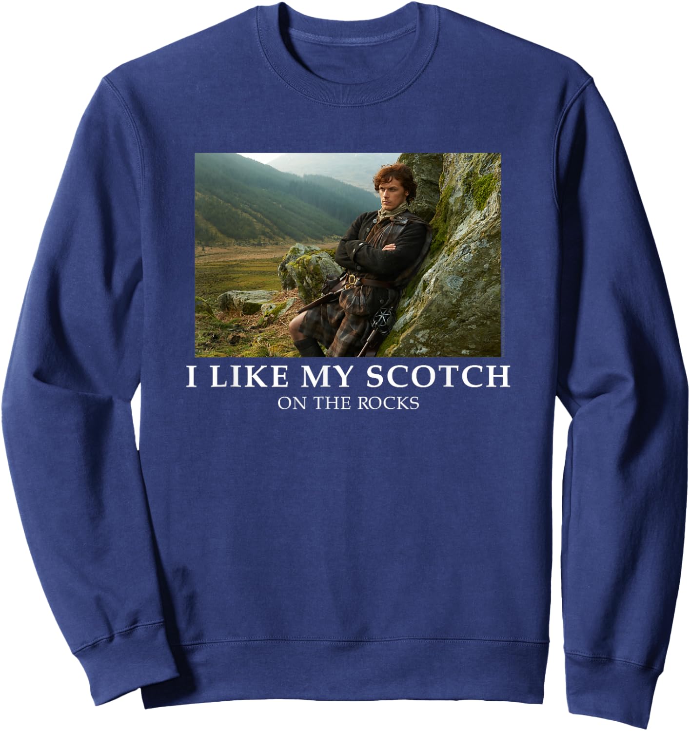 Outlander Scotch on The Rocks Sweatshirt - Sweatshirt | Navy