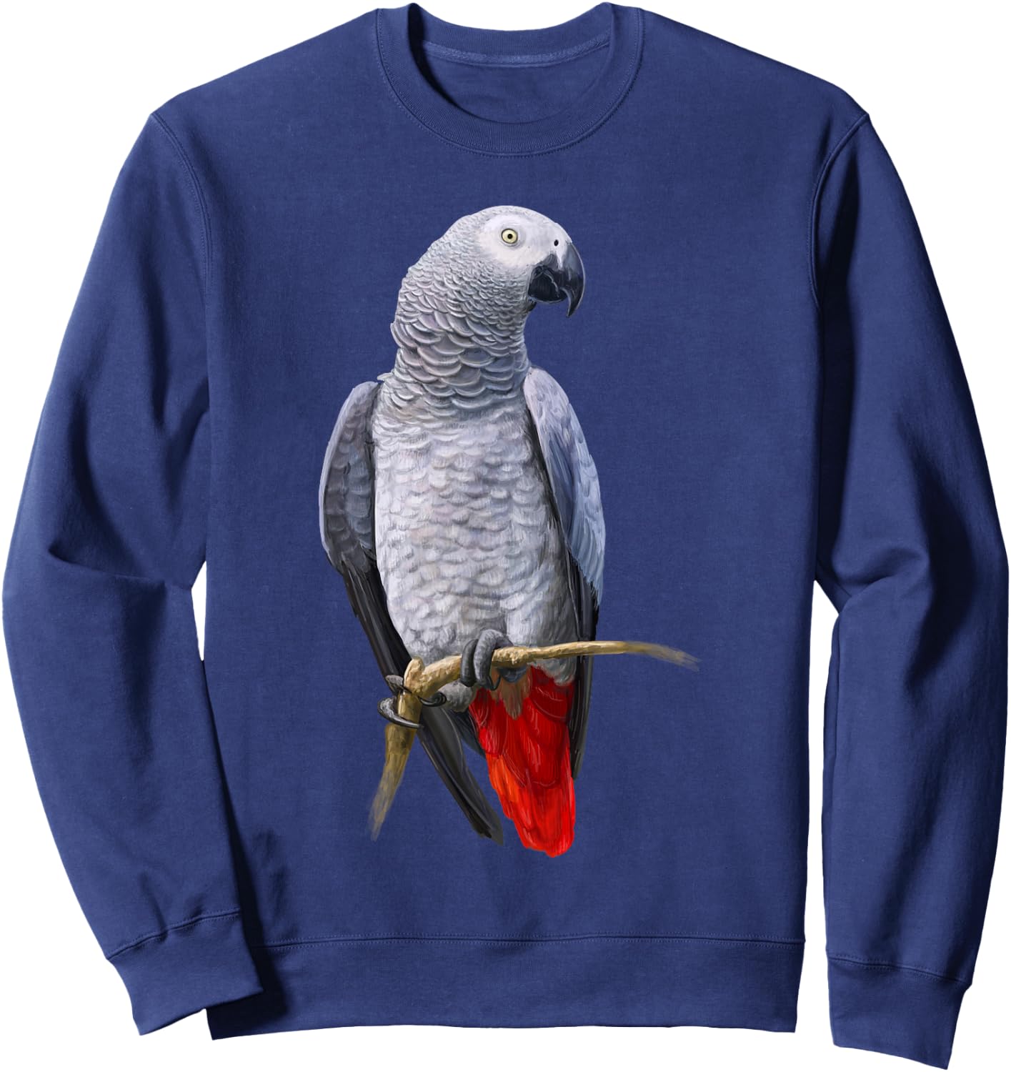 Beautiful African Grey Parrot Sweatshirt - Sweatshirt | Navy
