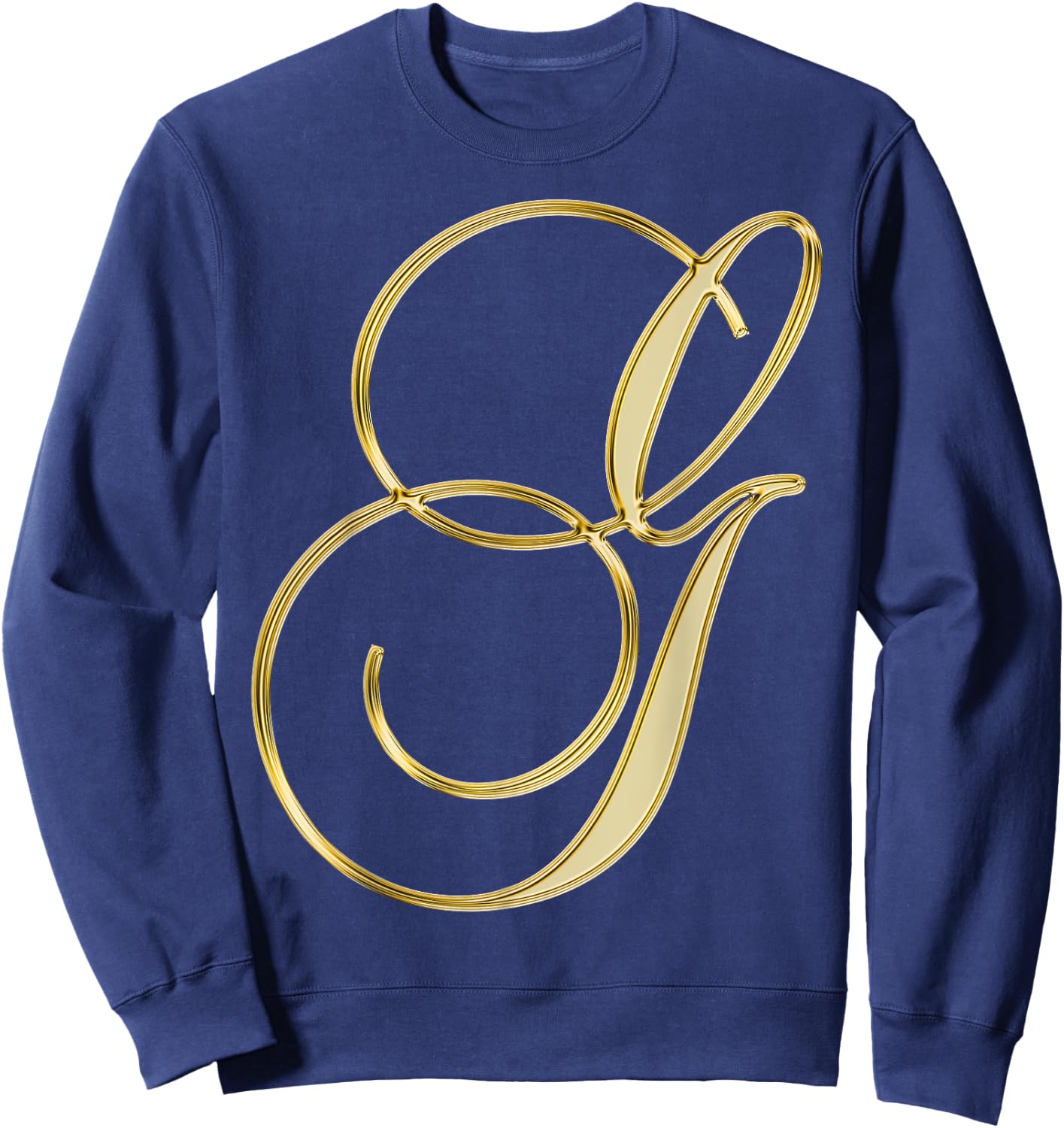 Monogram Initial Letter G Sweatshirt - Sweatshirt | Navy