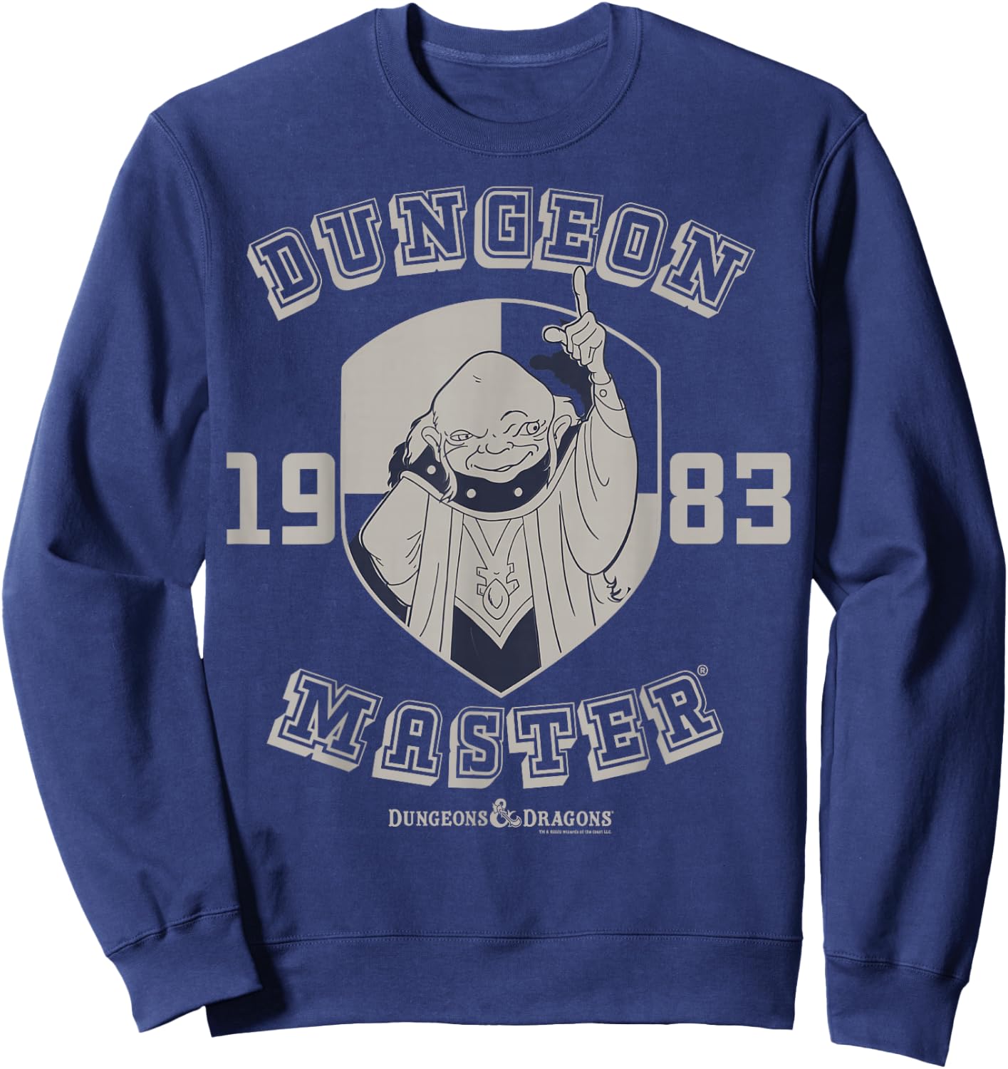 Dungeons & Dragons Dungeon Master 1983 Shield Sweatshirt - Sweatshirt | Navy