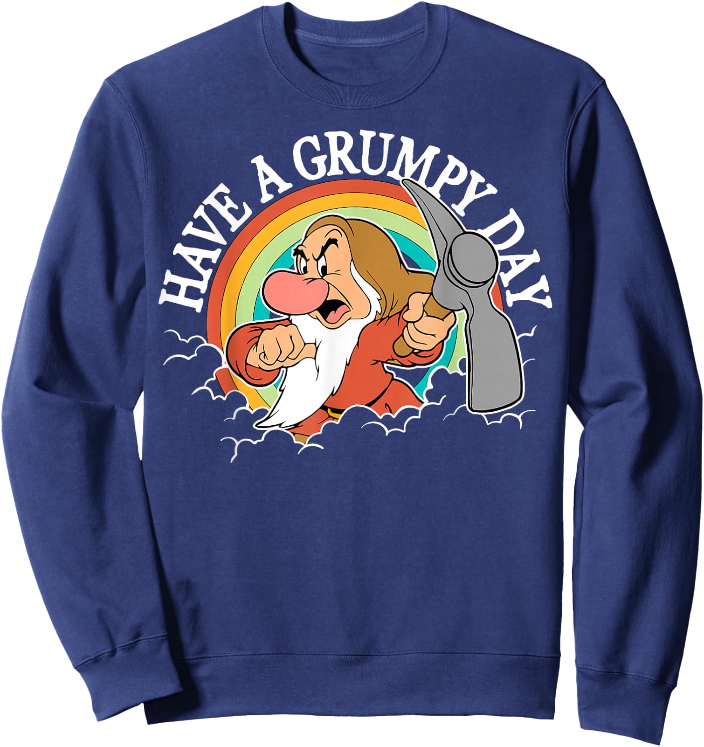 Disney Snow White Grumpy Have A Grumpy Day Sweatshirt - Sweatshirt | Navy