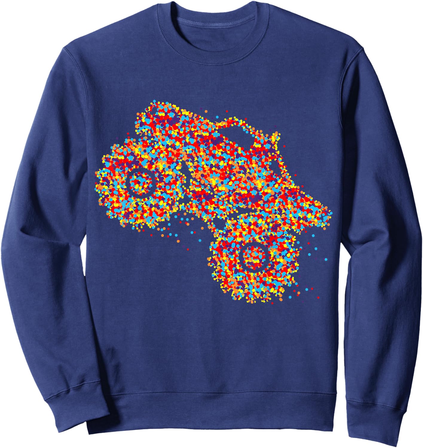Monster Truck Girls Sweatshirt - Sweatshirt | Navy